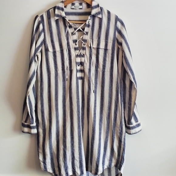 Madewell lace up dress - Picture 2 of 4